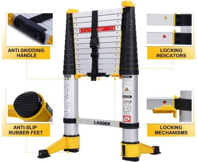 Chine Folding Ladders 2.6m / 3.2m Telescopic Ladder Step Ladder Aluminum Ladder Aluminum à vendre