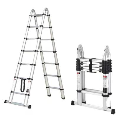 China Universal Telescopic Ladder Telescopic Step Ladder Extrusion View Folding Step Ladder Aluminum Parts zu verkaufen