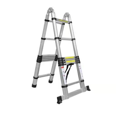 China Folding Ladders Non Slip Top Roof Heavy Duty Multi Purpose Engineering Telescopic Extension Ladder zu verkaufen