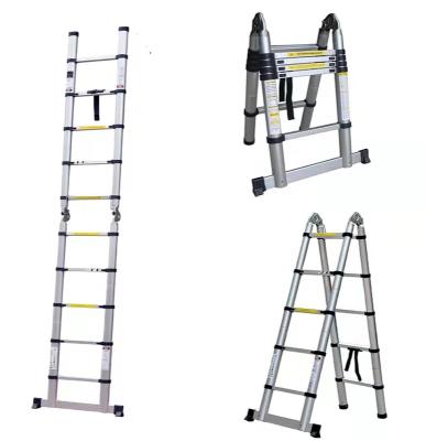 China Folding Ladders Ulti-function Expansion Purpose Aluminum Telescopic Multi Purpose Ladder Retractable Ladder With Hinge Joint zu verkaufen