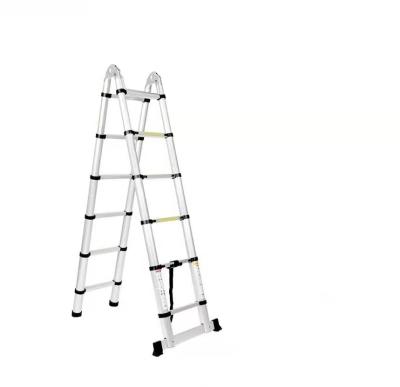 China Folding Ladders Extension Double Sided Telescopic Ladder Retractable Telescopic Ladder with EN131 for sale