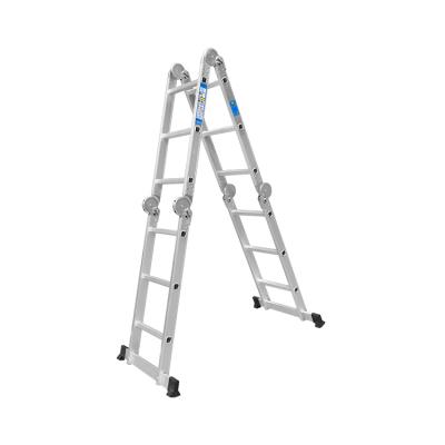 China Easy Foldable Folding Ladders Lightweight Aluminum Multi Purpose Ladder For Home Use for sale