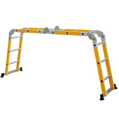 China Folding Ladders Aluminum Multi Purpose Ladder 4x3 4x4 4x5 4x6 With Small Or Big Hinges Te koop