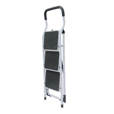 China Hot Selling Folding Ladders Steel Folding Ladder With Non-slip Handrail Household Folding Stainless Step Ladder for sale