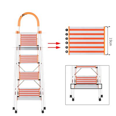 China Hot Selling Step Ladder Home High Quality Aluminum Folding Ladder Folding Ladders en venta