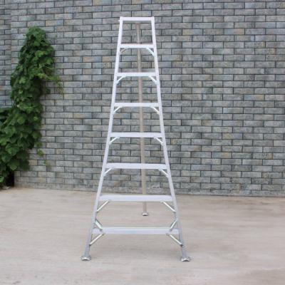 China Aluminum Folding Ladders Tripod Fruit Picking Step Ladder Orchard Harvest Ladder for sale