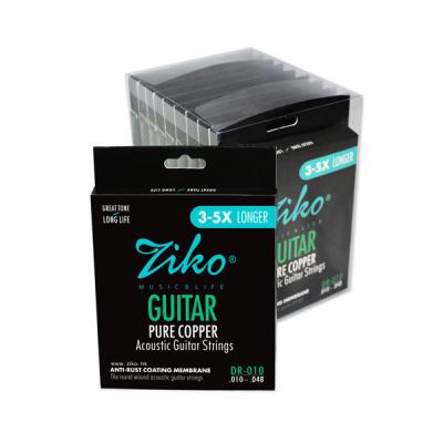 China High Quality Durable ZIKO GUITAR Musical Accessories 6 Guitar Strings Wholesale Acoustic Guitar Strings for sale