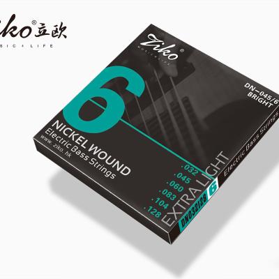 China nickel wound strings for double bass guitar 6 Bass Guitar Strings for sale