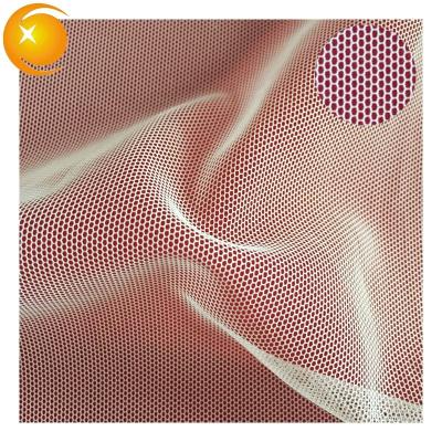 China Free Sample Factory Factory White 100% Polyester Tear-resistant Tulle Fabric For Sexy Lingerie Underwear Embroidery Wedding Dress Laundry Bag for sale