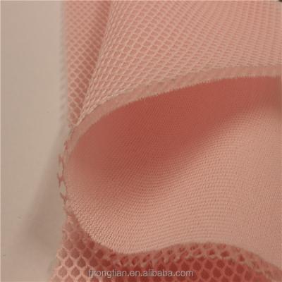 China Anti-static pink 3d air layer mesh fabric for chair material for sale