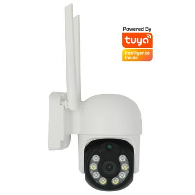 China Human Motion Tracking 1080p 4mm Wifi CCTV Camera Dome Wireless IP Camera Outdoor Security Surveillance Colorful In Night for sale