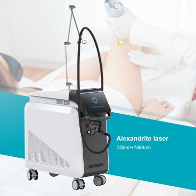 China Laser Hair Removal Machine with 755nm Alexandrite and 1064nm Long Pulse Nd Yag Laser for sale