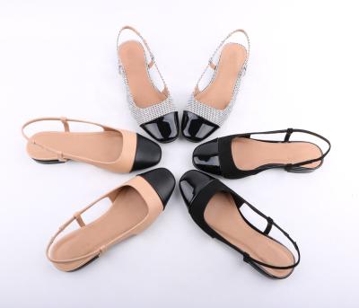 China Elegant Deodorization Women Adjust Toe Causal Low Heel Shoes Summer Sandals Classic Sandal Shoes Flat Ladies for sale