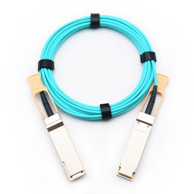 China FTTX 100G QSFP28 to QSFP28 100gbps AOC Cable JNP-QSFP28-AOC-3M for sale