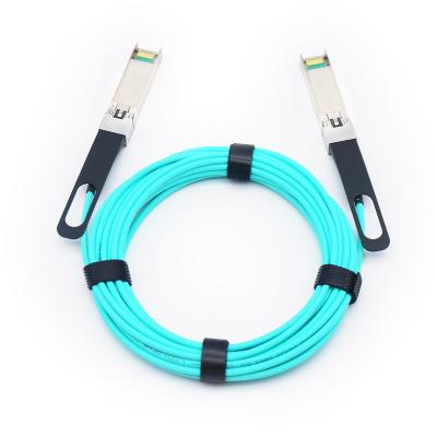 China FTXX 10G AOC Active Optical Cable 10gbps SFP+ To SFP+ AOC Cable 20M Accept Customized for sale