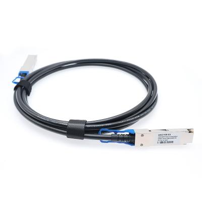 China FTXX 100G QSFP28 Passive Attach Copper Twinax Direct Cable dac-qsfp-100g-5m for sale