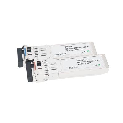 China FTXX 10g Sfp+ Bidi WDM LC Connector Optical SFP Transceiver Module Price 10km 20km 40km 60km 70km 80km for sale