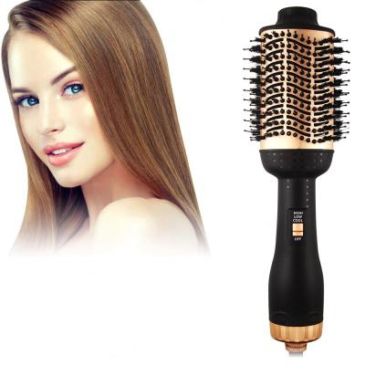 China Popular Products New Arrival 1000w Blow Hair Straightener Ionic Hair Curler Comb One Stage Hair Dryer for sale