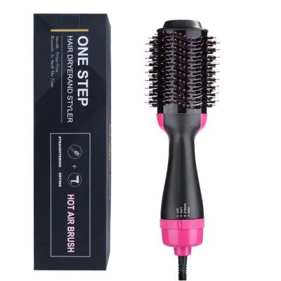 China Amazono Professional Hot Selling Ionic 1000w Supersnoic Hot Stand Professional Salon Ceramic Comb Blow Out One Step Hot Air Hair Dryer for sale