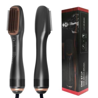 China Ionic Factory Salon Safe Portable Home Use One Step Hair Dryer Multifunctional Volumizing Styler Comb Hair Straightener Brush for sale