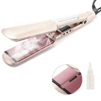 China Wholesale Babson Professional Hair Straightener Titanium Flat Iron Wholesale Logo Hair Straightener Custom 480 Degree for sale