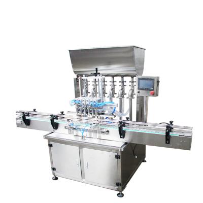 China Integrated Food Type APF2/4/6 Automatic Face Cream Piston Filling Machine With 2/4/6 Heads For Liquid Paste Lotion for sale