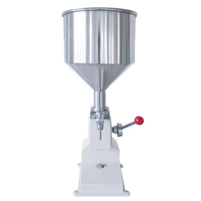 China A03 5-50ml manual beverage paste liquid filling machine for shampoo and oil for sale