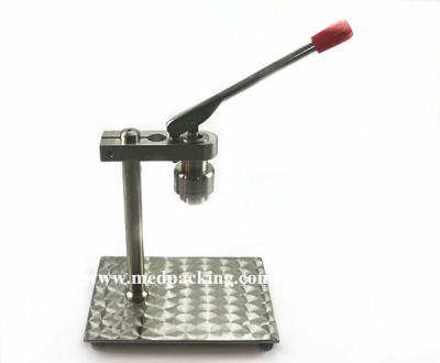 China Beverage DT-20A 20mm Vial Crimper Desktop Manual for Flip Off Cap or Tear Off Cap for sale