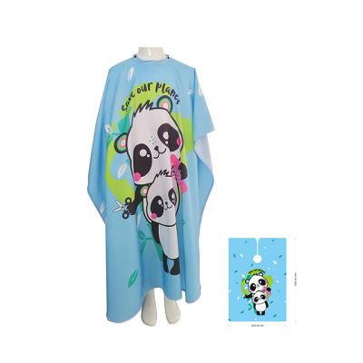 China Custom Barber Cape For Kids With Cutting Hair Waterproof Salon Waterproof Cape Wholesale Custom Designs Handsome for sale