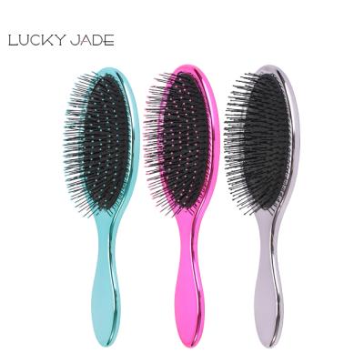 China 2019 Nondisposable The Best Selling Barber Shop Equipment Paddle Hair Brush Wave Brush Pad Brush for sale