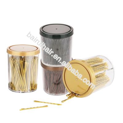 China Professional Fashion Salon Accessories Clamps Hair Pins With Jars for sale