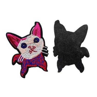 China Workable Iron On Customized Cute Animals Cartoon Patterns Laser Cut Embroidery Patches For Kids Clothes for sale