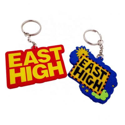 China Viable PVC Keychains 3D Key Chain Custom Soft Rubber Cute Keychains for sale