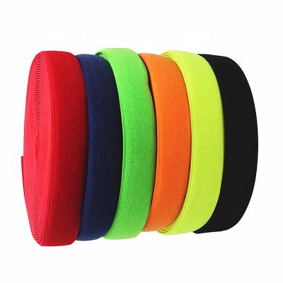 China Sew On Colors Unapped Crochet Tape And Loop Binding Nylon Unbrushed Loop for sale