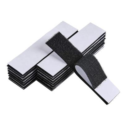 China Self Adhesive Heavy Duty Hook And Loop Tapes Squares With Double Super Strong Sticky Adhesive For Home Or Office Use for sale