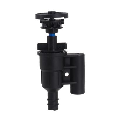 中国 360 Double Nozzle Rotation Sprinkler for Garden Made of Endurable Engineering Plastic 販売のため