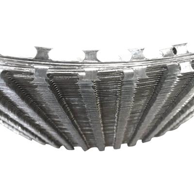 China Hot Dipped Galvanized Iron Wire Razor BTO11 Concertina Wire For Border And Sentry Defense for sale