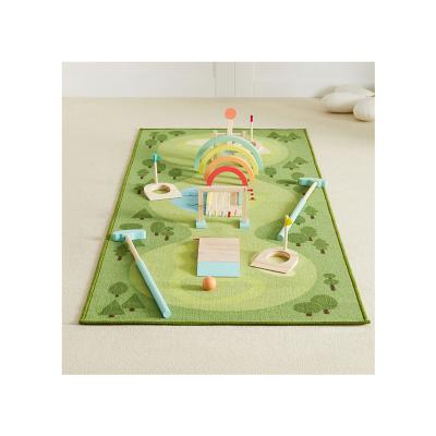 China Polyester Asweets Golf Game Mat Hopscotch Game Mat Hip Hopscotch Playmat Kid for sale