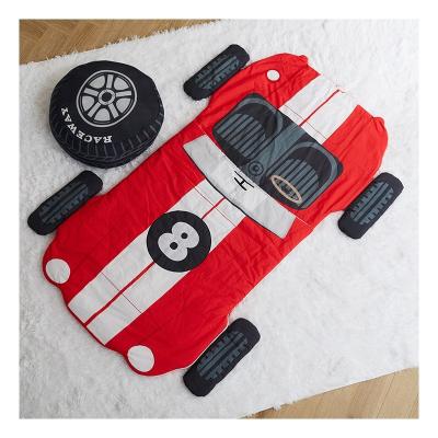 China Asweets Indoor Play Toy Kids Room Racing Car Red Sleeping Bag With Tire 1030303410 for sale