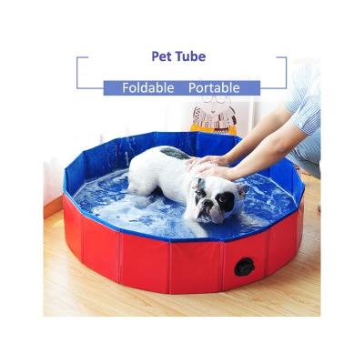 China Sustainable Supply Various High Quality Pet Playing Bath tub Puncture Proof Pet Pool, Foldable Dog Pool, Portable Bathtub for Outdoor for sale