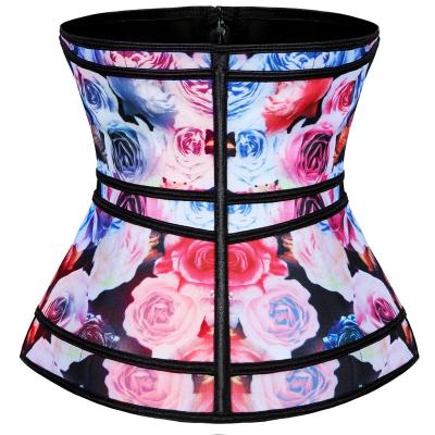 China Copy of Viable Hot Leopard Sweat Neoprene Plus Waist Trainer Gaiters Waist Trainer Shaper Sweat Belt for sale