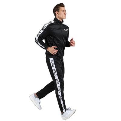 China Customs Training Breathable Jogging Set Men Sportswear Bluk Sweatsuit Tracksuit Set for sale