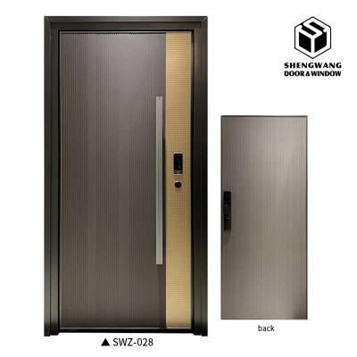 China CE Swinging Door With Window Residential Swinging Door With Window Customizable Size for sale