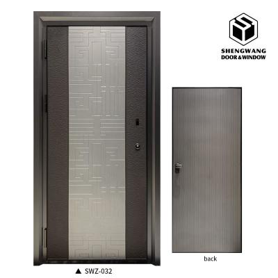 China Waterproof Secure Locking Stainless Steel Swing Door Kitchen Left Hand Swing Exterior Door for sale