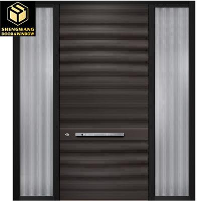 China Sliding Screen Copper Door Residential Bedroom Aluminum Aesthetic Room Door for sale