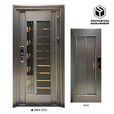 China OEM ODM Aluminum Room Door Fire Rated Steel Door Moisture Protection for sale