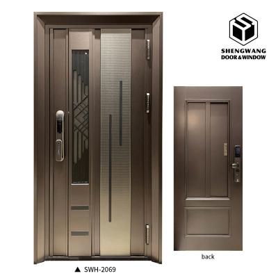 China 200mm Fireproof Aluminum Door Customized Size Sound Absorbing Door for sale