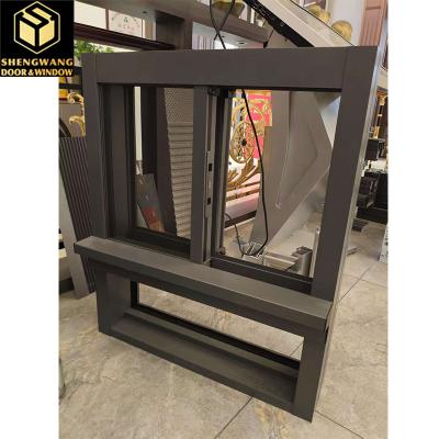 Cina Villa Push Pull Curtain Wall Finestre trasparenti in alluminio in vendita