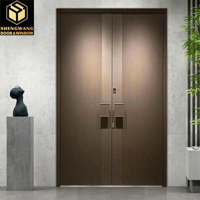 China Waterproof Secure Locking Stainless Steel Swing Door For Kitchen Door for sale