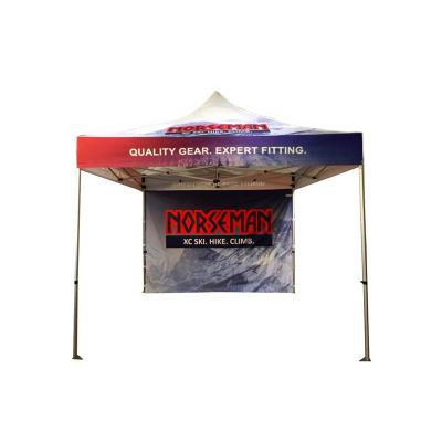 China Water Make Glamdisplay Outdoor Stretch Print Brand Marquee Commercial Pop Up Heavy Duty 3x3 Movable Gazebo Trade Show Tent Gazebo for sale